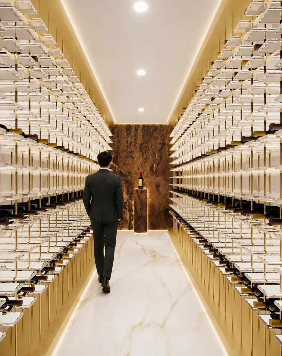 A store corridor designed by F. Simões Arquitectos