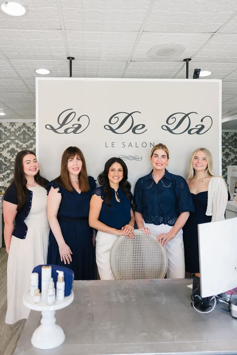 The LaDeDa Le Salon team in the spa